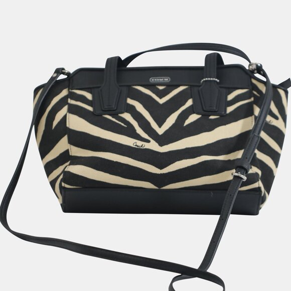 Coach F28461 Taylor Zebra Bette Mini Tote Crossbody Purse Handbag - Picture 2 of 3